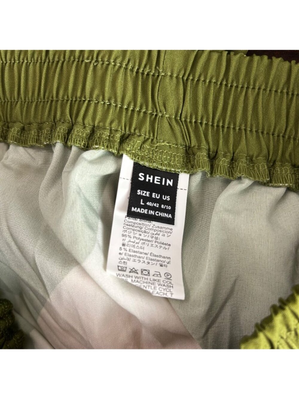 Women's Topical Floral Wide Leg Pull On Pants Beach Resort Size Large - Picture 5 of 5